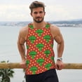 thumbnail image 6 of Pofeuu Broccoli Print Men's Workout Tank Tops Sleeveless Muscle Gym Shirt Quick Dry-XX-Large, 6 of 7