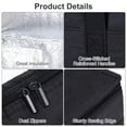 thumbnail image 4 of Unique Bargains 22.8'x13'x15' Insulated Reusable Grocery Bag Food Delivery Bags with Zipper Thermal Food Bag for Hot/Cold Food, 2 Pack, 4 of 7