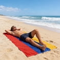 thumbnail image 6 of Uandlove Large Armenian Flag Beach Towel 27.6"x55", Double-Sided Microfiber Quick Dry Absorbent Travel Towel for Swimming Gym Camping, 6 of 6