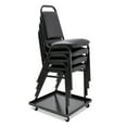 thumbnail image 4 of Alera Stacking Chair Dolly, 22.44w x 22.44d, Black -ALESCCART, 4 of 6