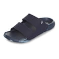 thumbnail image 3 of Floopi Flip Flops for Men with Double Straps Men Beach Sandals With Heal and Arch Support Comfort Fit Men Slides with Indoor & Outdoor Anti Skid Soles, Color Navy, Size 8, 3 of 8