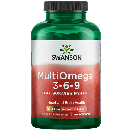 Swanson Multiomega 3-6-9 (Flax, Borage, Fish) 120