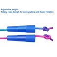 thumbnail image 3 of Elcoho 6 Pack Rainbow Jump Rope Set Jumping Ropes Physical Education Skipping Rope, 3 of 5