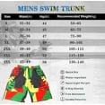 thumbnail image 6 of Mens Swim Trunks Quick Dry Swim Beach Shorts Mesh Lining Swimwear Bathing Suits with Pockets Jamaican, 6 of 6