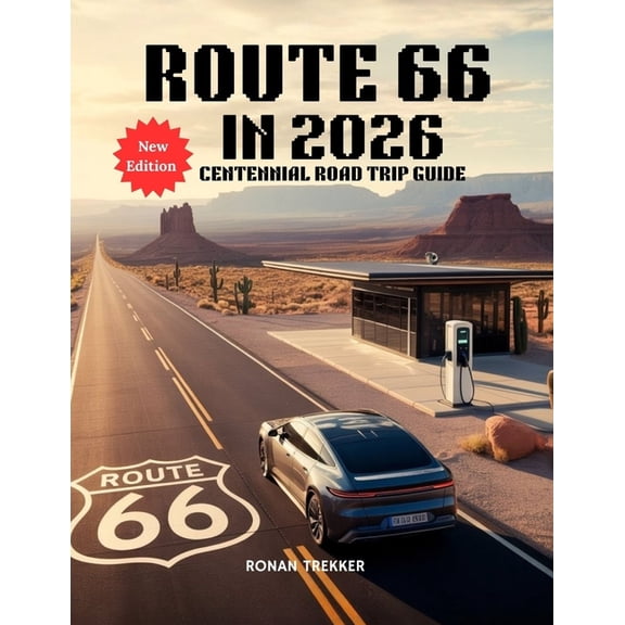 Ronan Trekker Road Guides Route 66 in 2026: Centennial Road Trip Guide, Book 1, (Paperback)