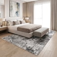 thumbnail image 6 of ICEANT 5'x10' Rectangle Area Rug, Abstract Style Living Room Area Rug with Non-Slip Bottom, Machine Washable Low Pile Carpet for Bedroom Kitchen Hallway, Black, 6 of 6