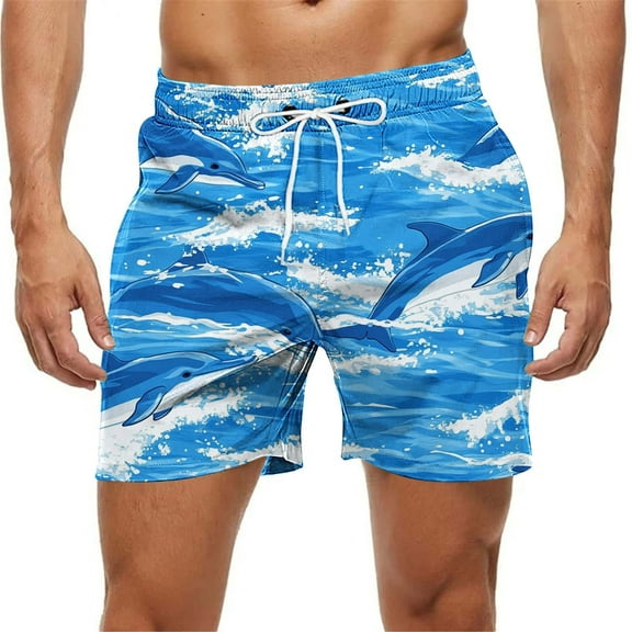 Men's Swimming Trunks 9 Inch Seam Under $10 Free Shipping Beach Leisure Summer Beach Pants Swimming Pants
