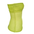 thumbnail image 4 of Douhoow Tube Top for Women Strapless Slim Fit Solid Shirts See Through Sheer Mesh Bandeau, 4 of 7