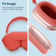 thumbnail image 6 of Fintie Case for AirPods Max Headphones, Soft TPU Clear Anti-Scratch Protective Cover, Transparent Accessories Skin Protector (Clear Pink), 6 of 7