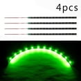 thumbnail image 1 of Lefu 4x Green 30cm 15SMD LED Motorcycle Waterproof Flexible Strip Light For Ext/Inte, 1 of 9