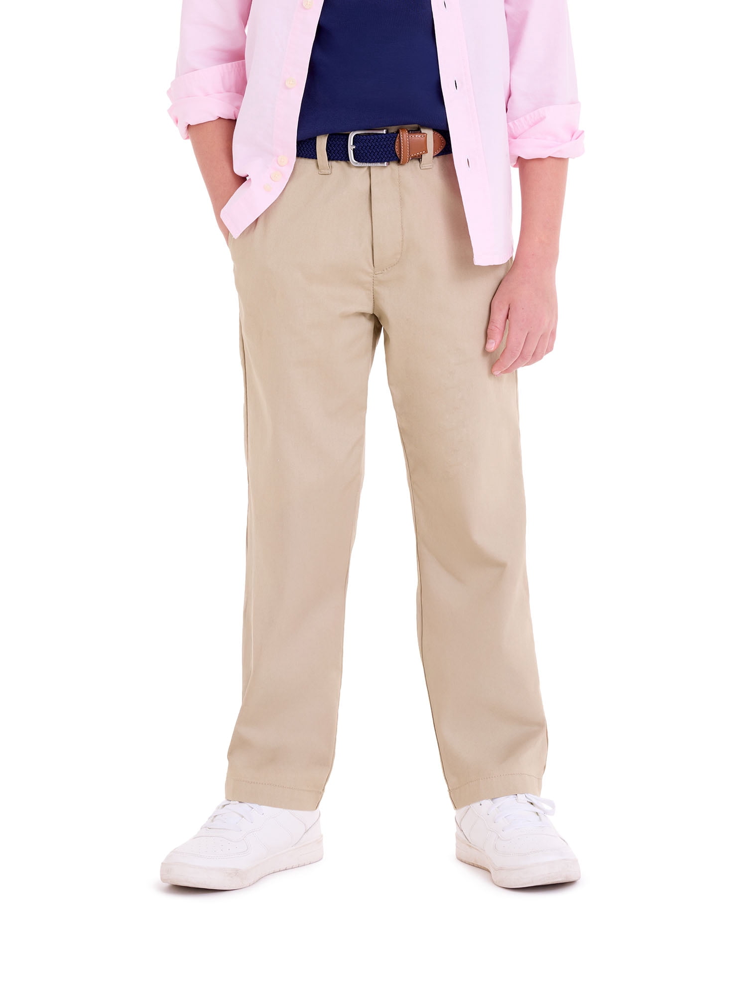 U.S. Polo Assn. Boys Stretch Belt, Navy, Size S-L