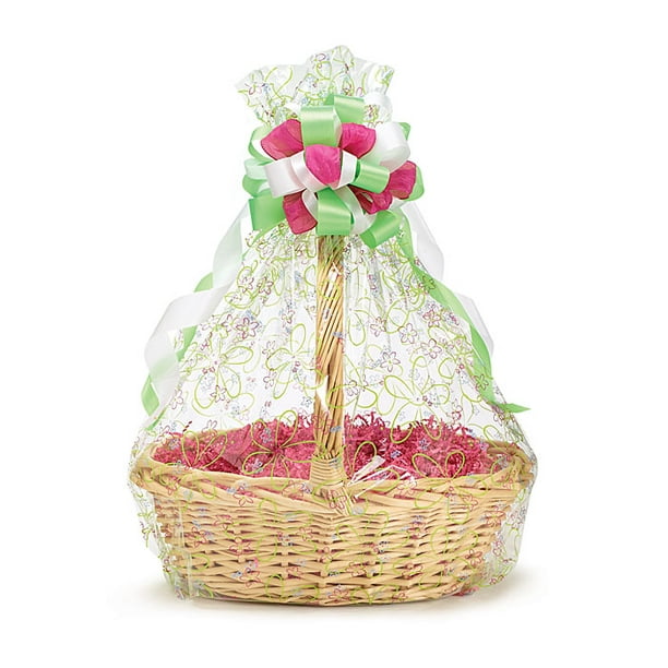 A1BakerySupplies Clear Cello Cellophane Bags Gift Basket Package Flat