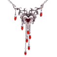 thumbnail image 2 of Gothic Style Red Heart Pendants Necklace For Women Men Party Punk Jewellery---Product code 48666, 2 of 5