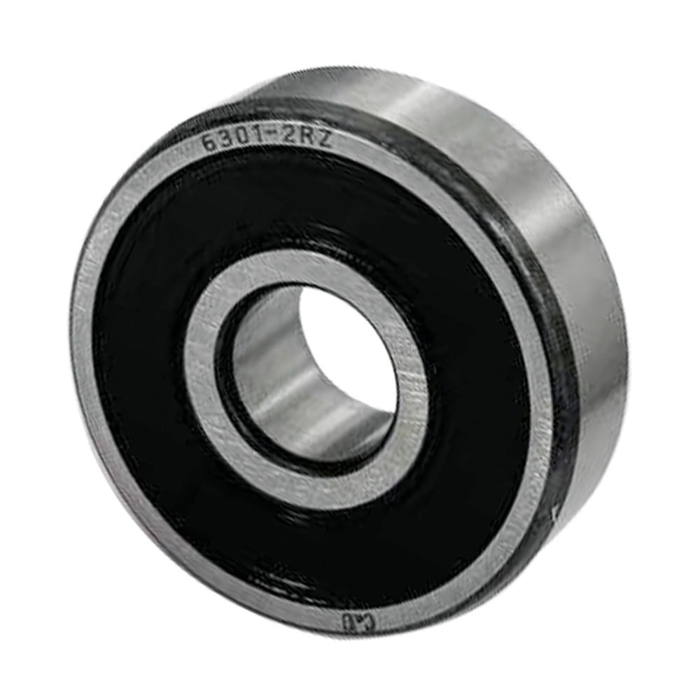 CKU Deep-Groove Ball Bearings 6301-2RS Double 2RS Rubber Sealed Pre-Lubricated Chrome Steel 20-Pack 12x37x12mm