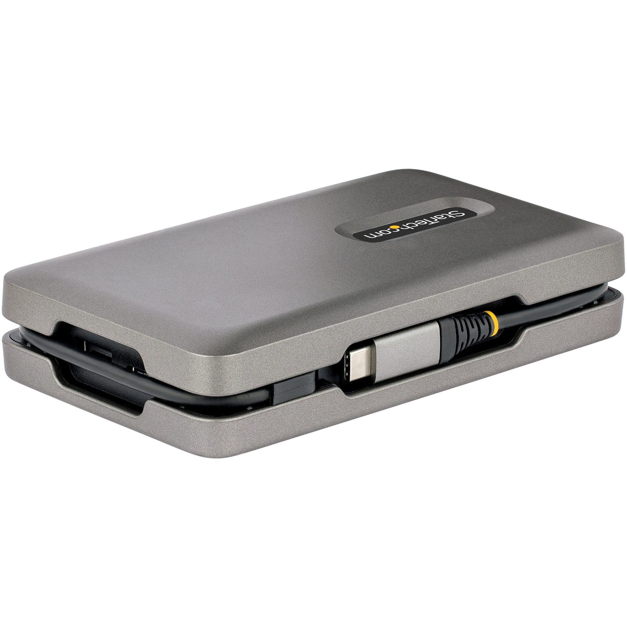 StarTech.com USB-C Multiport Adapter w/USB-C DP Alt Mode Video/4K HDMI/VGA, USB-C Dual Monitor Docking Station