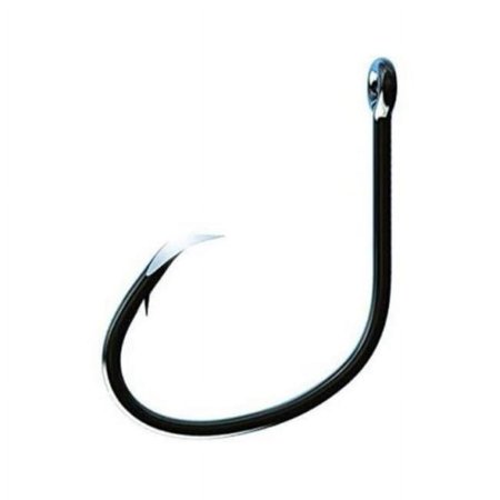 UPC: 0047708798877 | Eagle Claw TK3-XL-7-0 Lancet Circle Trokar Point Offset Fishing Hook  Black