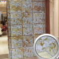 thumbnail image 5 of YM YOUMU 3D Static Cling Window Films Frosted Stained Camellia Glass Sticker Privacy Home Decor, 5 of 5