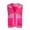 Hot Pink, variant on Boys' Reflective Strip Safety Vest Uniform Volunteer Vest Fishnet Breathable Waistcoat Jacket Children's Study Tour Vest