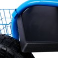 thumbnail image 3 of Rolling Garden Cart with 360 Swivel Seat and Tool Tray for Gardening & Outdoor Work, Durable Blue Utility Cart with Wheels, 3 of 9
