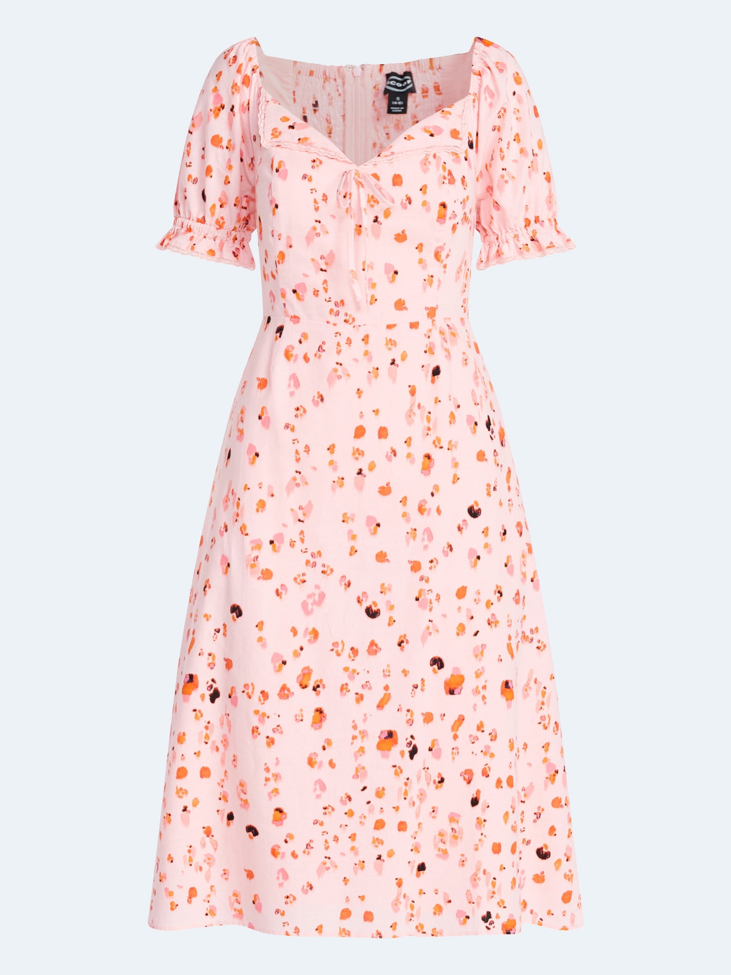 Scoop Women's and Women's Plus Lace Collar Dress, Sizes XS-4X