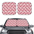 thumbnail image 2 of Fotbe Strawberry 2-Piece Car Windshield Sun Shade | Sun Blocker for Car Windshield | Foldable Automotive Interior Accessories for Sun Protection-Medium, 2 of 7