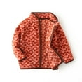 thumbnail image 2 of Lkhaha Jacket For Toddler Girls Infant Polar Fleece Zipper Cartoon Dinosaur Animal Print Boys Baby Warm Chil Kids Outwear Size 12-24 Month, 2 of 4