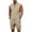 Khaki/2 piece sets men, variant on Eryao Big and Tall Two Piece Sets for Men Casual Summer Lace Up Sleeveless Tops and Drawstring Waist Shorts with Pockets Beach Vacation Lounge Suits,Black,S