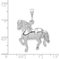 thumbnail image 2 of FJC Finejewelers 14k White Gold Horse Charm, 2 of 5