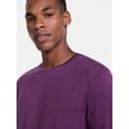 thumbnail image 4 of Athletic Works Men's and Big & Tall Men's Tri-Blend Tee with Long Sleeves, Sizes XS-4XLT, 4 of 5