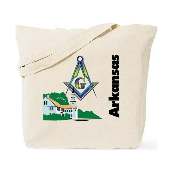 CafePress - Arkansas Freemasons Tote Bag - Unisex Canvas Tote Bag, Beige, 1-Piece