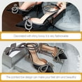 thumbnail image 5 of 1 Pair Thin Heel Sandals Summer Pointed Footwear High Heeled Shoes for Women, 5 of 6