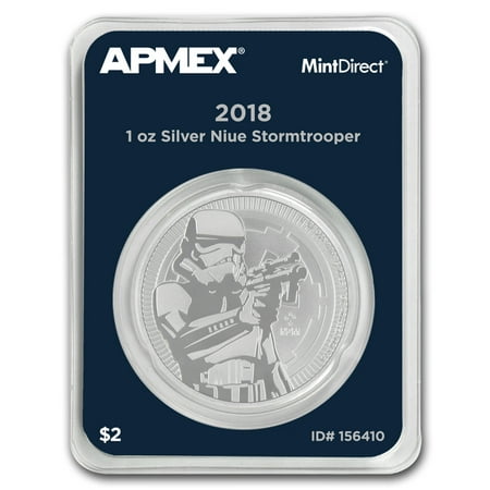 2018 Niue 1 oz Silver $2 Stormtrooper (MintDirect® Single)