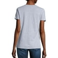 thumbnail image 3 of Hanes Women's X-temp Short Sleeve V-neck T-Shirt, 3 of 6