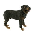 thumbnail image 1 of Estatua de perro para decoración de escritorio, decoración artística para patio, adornos de perro de simulación para interiores rottweiler, 1 of 9