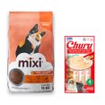 thumbnail image 1 of Mixi 15 Kg + Churu Atún con Cangrejo Sobre con 4 Tubos de 14 g, 1 of 4