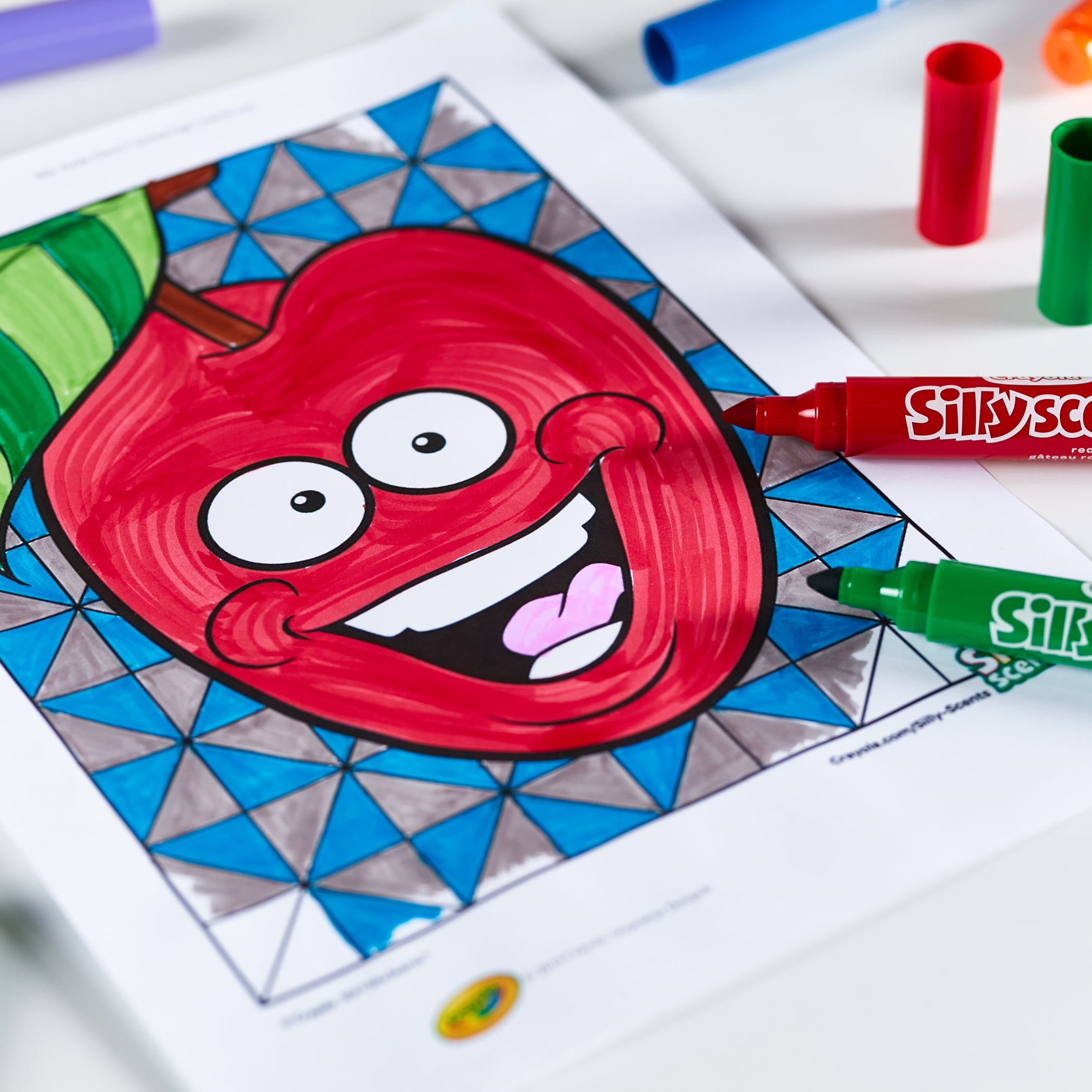Crayola Wedge Tip Silly Scents Smash Ups Markers, 12 Per Pack, 3 Packs