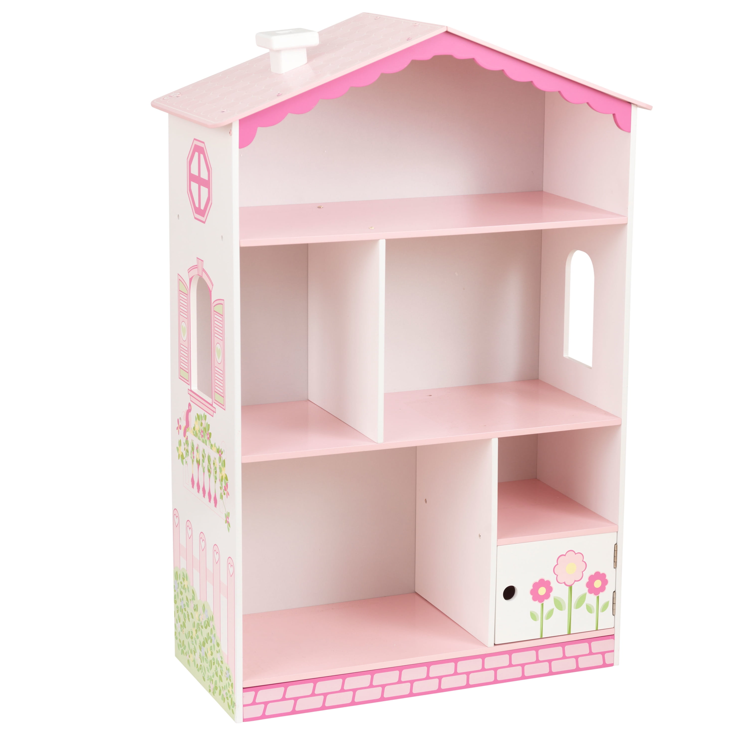 Dolls House Miniature Large White Shop Shelving Unit Furniture Shelf 
