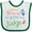 White and Green, variant on Inktastic Future Judge for Kids Boys or Girls Baby Bib