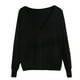 thumbnail image 1 of Cárdigan de punto de manga larga y cuello en V para mujer - Top estilizado y transpirable para primavera/otoño, 1 of 4