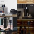thumbnail image 3 of Led Table Lamp Type-c 5200mah Battery Wireless Rechargeable Ip54waterproof Luxury Bedside Room Decor Led Lights Home Decoration, 3 of 5