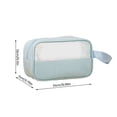 thumbnail image 3 of Clear Makeup Bag Transparent Pvc Cosmetic Pouch Travel Toiletry Organizer For Women 1 Pack, 3 of 6
