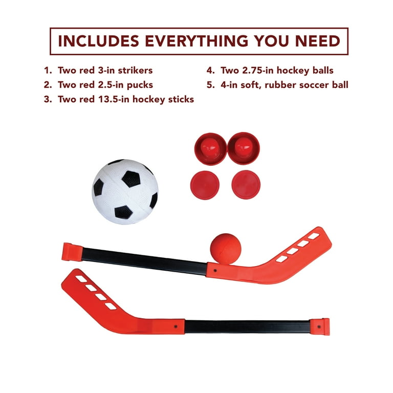 Hathaway Rapid Fire 3-in-1 Multi-Game Hockey Table, 42-in