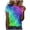 A-Purple22, variant on Yuannlog Women Tshirts Summer Crew Neck Rainbow Print Short Sleeve O Neck T Shirts Tops Casual Ladies Comfort Soft T-Shirts