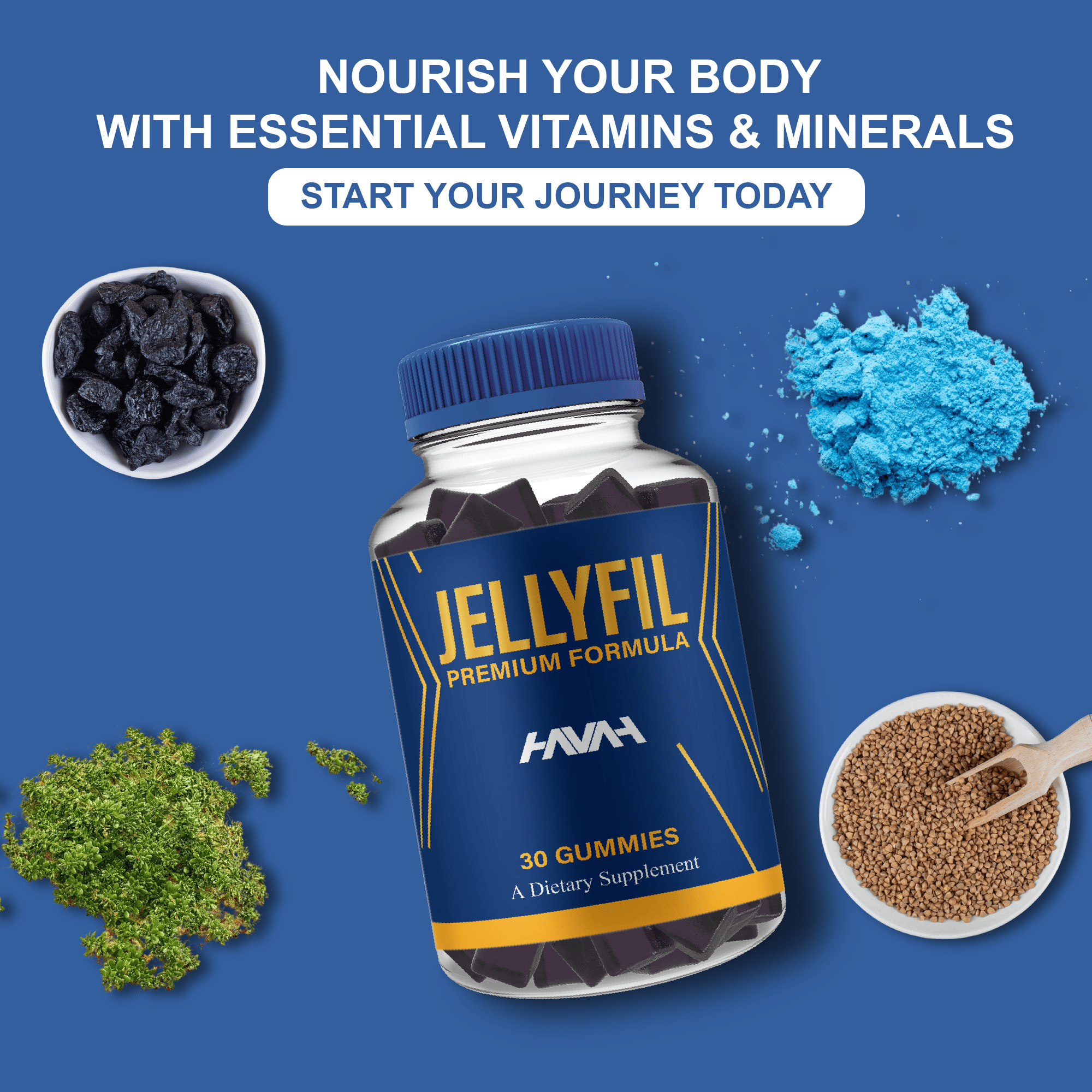 (2 Pack) Jellyfil Male Gummies, Jelly Fill Male Formula (120 Gummies)