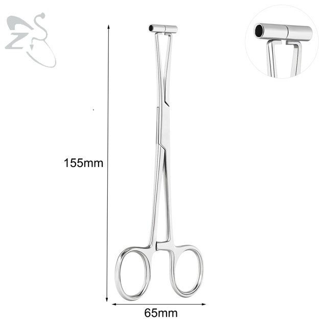 ZS-abrazadera de perforación de acero inoxidable, alicates de bloqueo ranurado, herramienta de alicates de perforación de apertura para oreja, labio, vientre, ombligo, lengua, 1 ud.