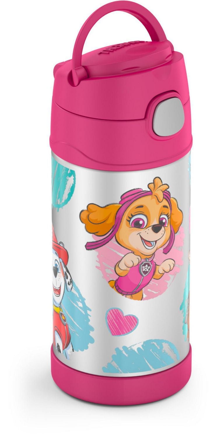 Bouteille de paille isolée sous vide Thermos Funtainer de 12 OZ, PAW Patrol Skye