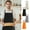 🔥 Black_Base#2761, variant on Waterproof Kitchen Apron | Oil-Resistant Plastic | Unisex Adjustable Neck Strap | Four Colors | Pocket for Utensils & Phone | Fashionable A-Line Design | 11.8x11.0in | 1 Pack
