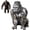Chimpanzees, variant on Steampunk Mechanical Bulldog Resin Statue Animal Home Decor for Living Room Coffee Table Entrance Shelf Decor