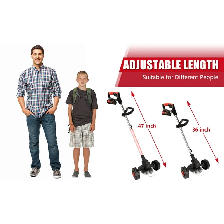 Handheld Electric 3-in-1 Cordless Grass Trimmer, Edger