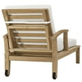 thumbnail image 3 of Modway Marina Outdoor Patio Teak Single Chaise in Natural White, 3 of 5